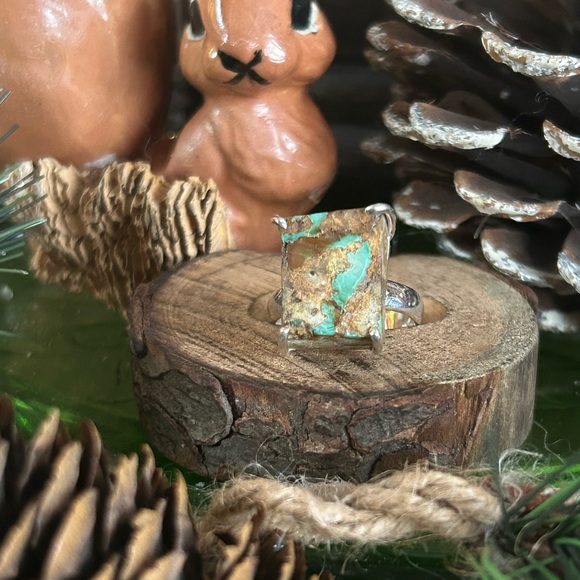 925 Sterling Royston ribbon in the rough ring - Picture 3 of 3